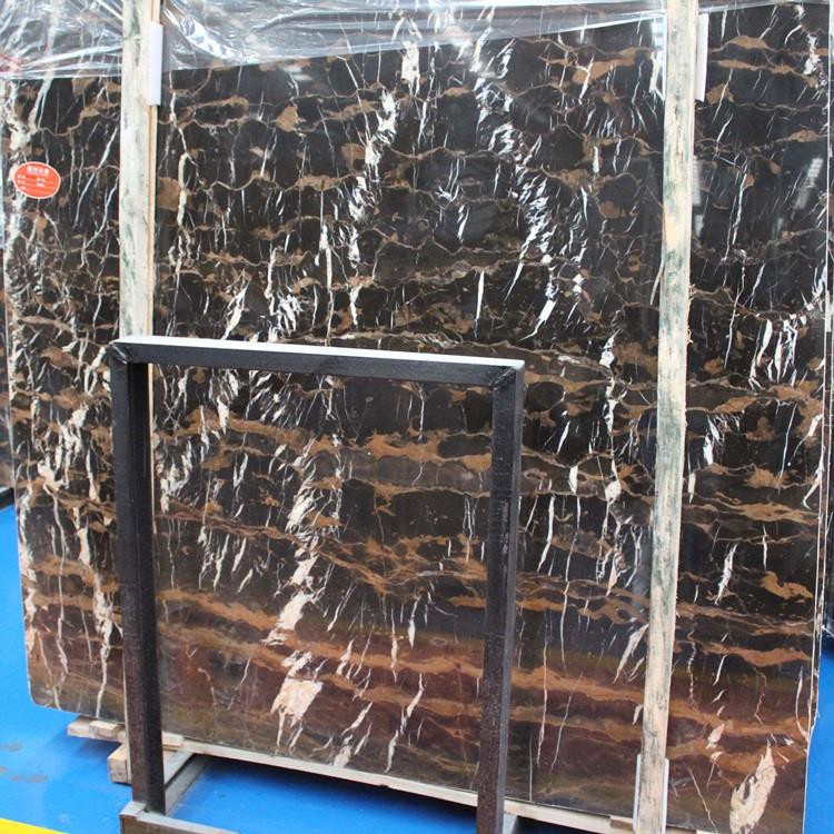 Black Gold Marble Slab (2)