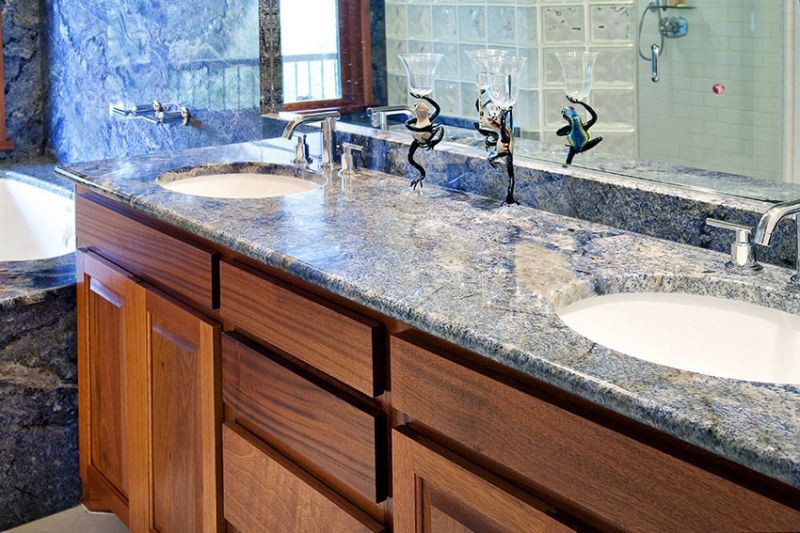 Blue Granit Vanity