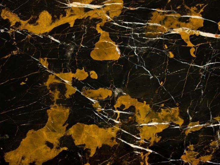 Black Gold Marble Slab