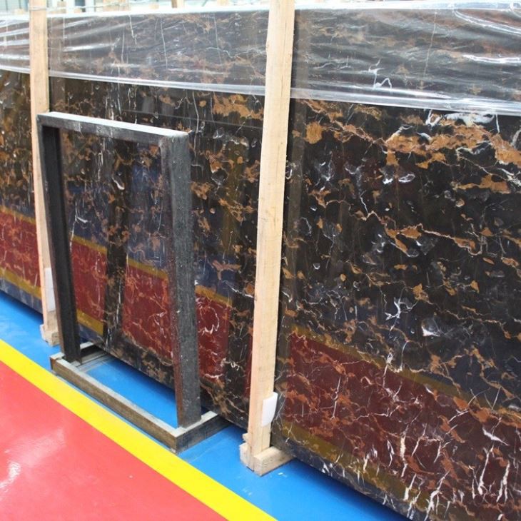 Black Gold Marble Slab (5)