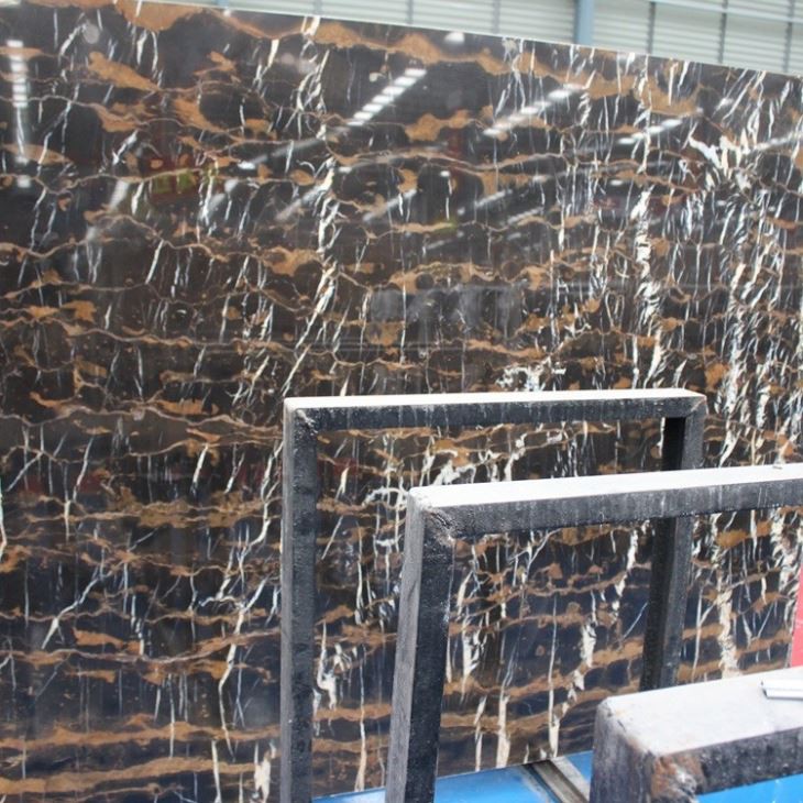 Black Gold Marble Slab (4)
