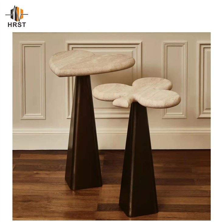 Round Travertine Coffee Table Round Travertine Coffee Table